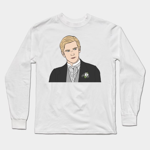 Matthew Crawley Long Sleeve T-Shirt by Sofieq